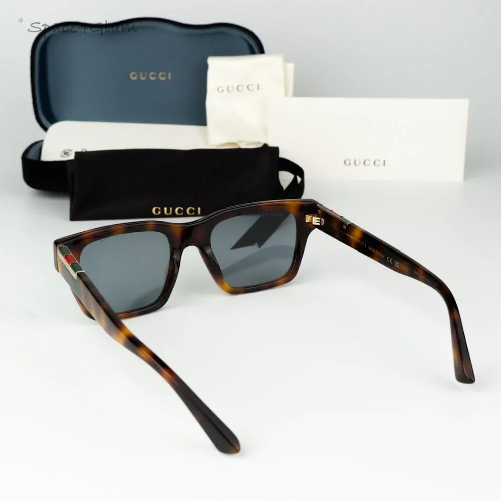 Gucci Men Sunglasses Havana Grey Square GG1889S 004 BRAND NEW